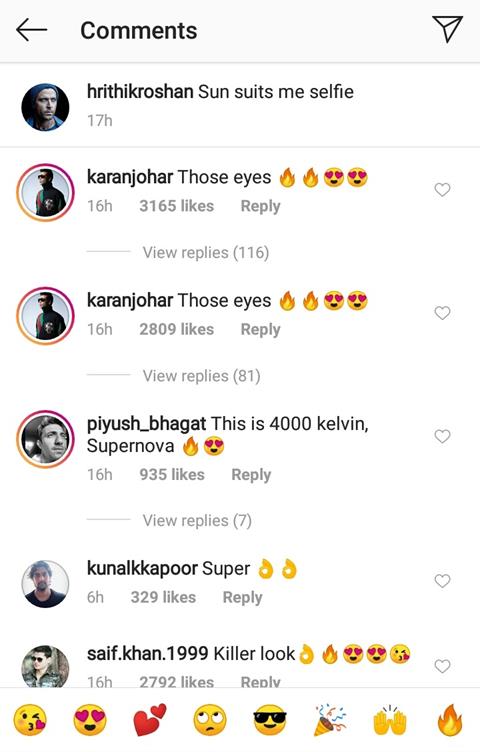 Comments on Hrithik's post