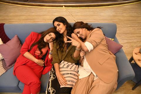 Katrina Kaif with Neha Dhupia and Anaita Shroff Adajania