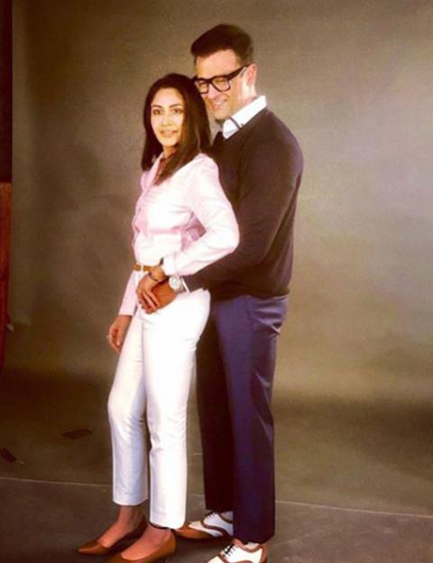 Surbhi Chandna and Rohit Roy