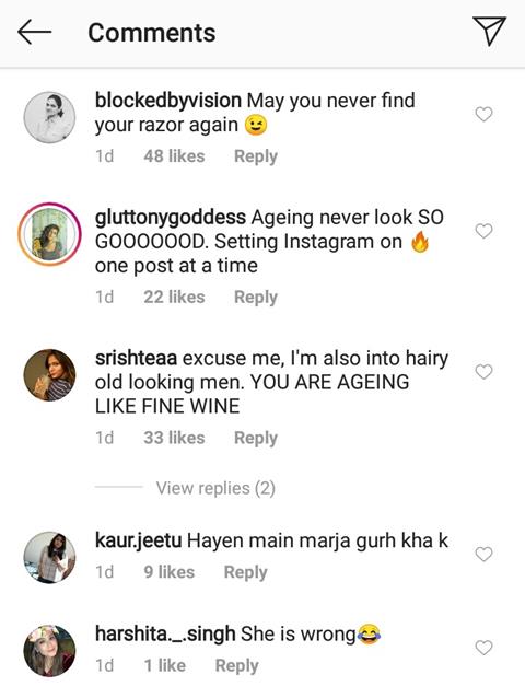 Comments on Abhay Deol's photo