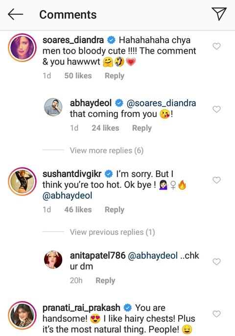 Comments on Abhay Deol's photo