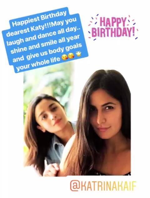 Alia Bhatt's wish for Katrina