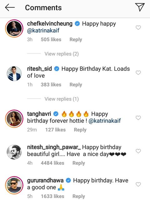 Celebs wish Kat