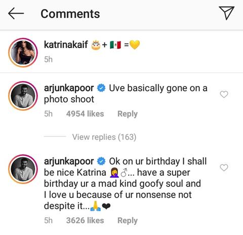 Arjun's wish for Kat