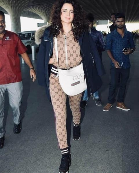 Kangana Ranaut in Gucci tracksuit