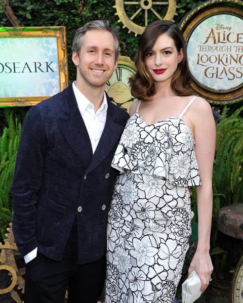 Anne Hathaway with Husband