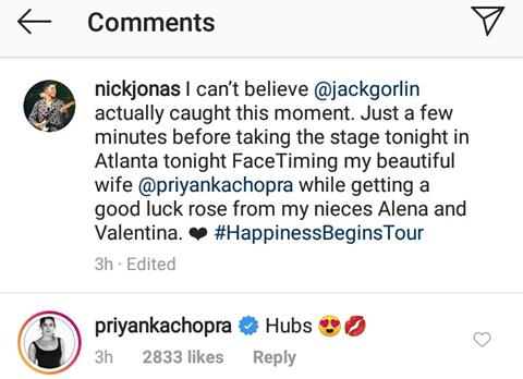 Priyanka's comment