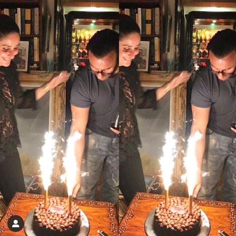 Saif celebrating his birthday