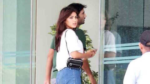 Sushant and Rhea spotted