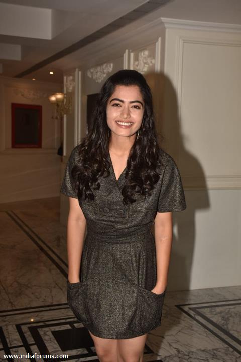 Rashmika Mandanna At Dear Comrade Pre Release Event Photos