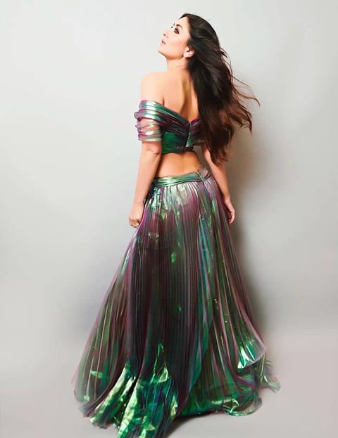 Kareena Kapoor crop and skirt