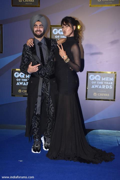 Manjot Singh and Rhea Chakraborty at GQ Men of the Year Awards!