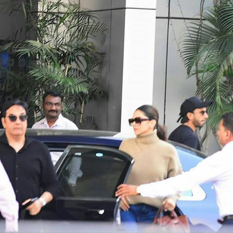 ranveer deepika leave for anniversary