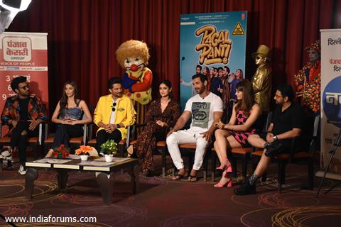 Celebs papped promoting Pagalpanti