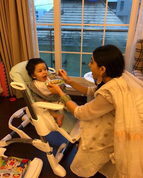 Sara with Taimur