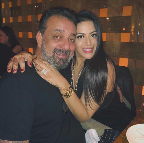 Sanjay Dutt with Trishala Dutt