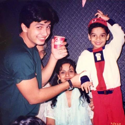 shahid kapoor ishaan khattar childhood picture