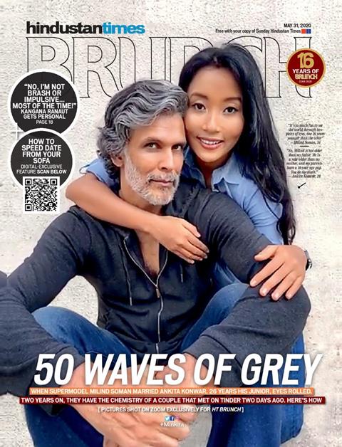 Milind Soman Ankita Konwar Photoshoot