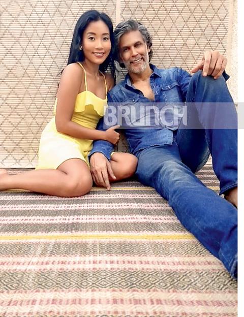 Milind Soman Ankita Konwar Photoshoot