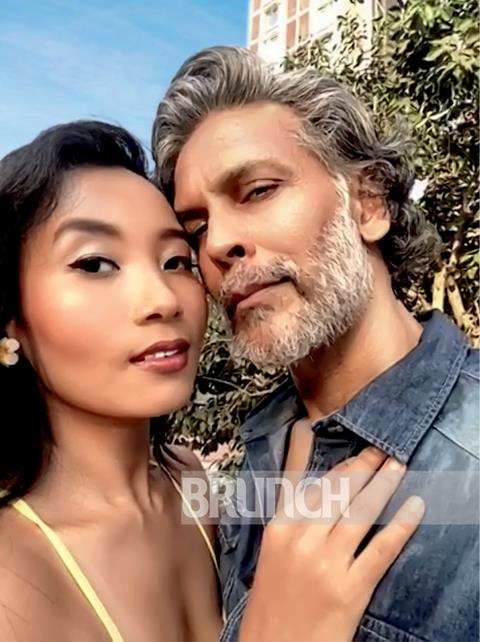 Milind Soman Ankita Konwar Photoshoot