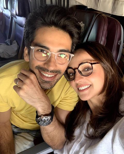 Sanaya Irani and Mohit Sehgal