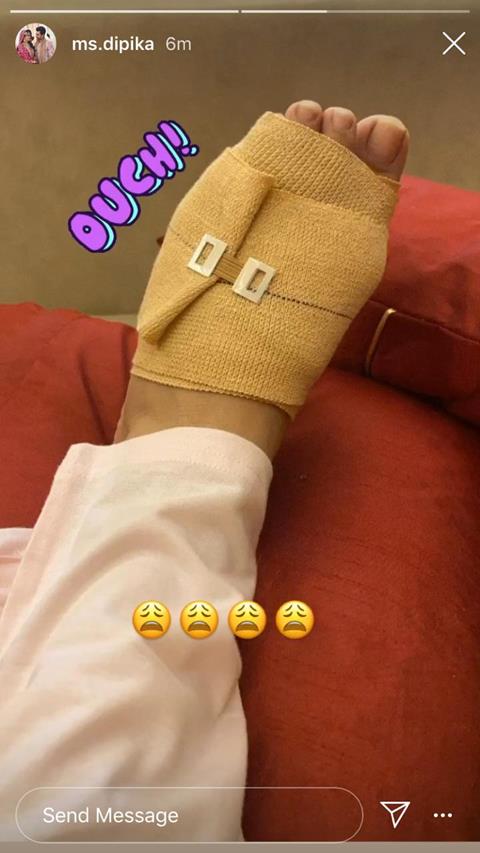 Dipika Kakkar injured 
