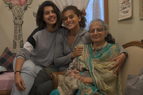 Taapsee Pannu with Family