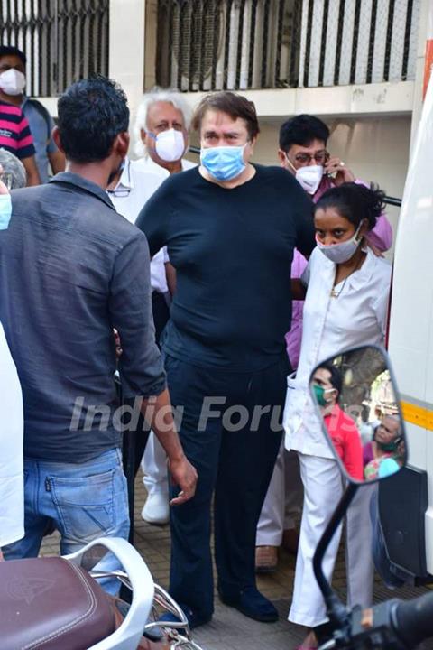 Randhir Kapoor Rajiv Kapoor funeral