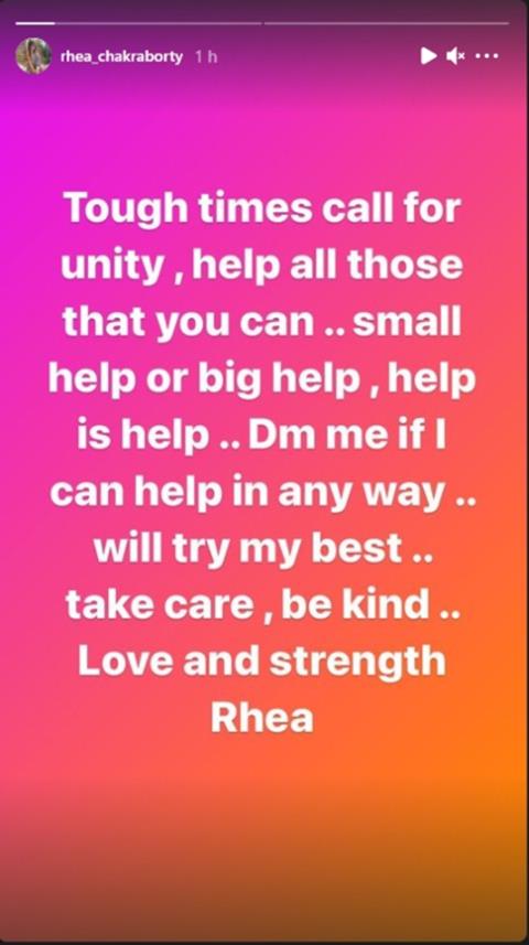 Rhea Chakraborty Instagram