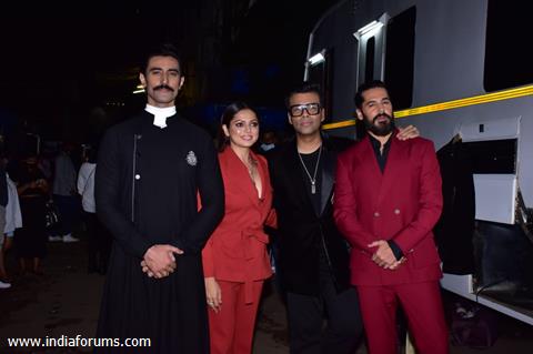 Kunal Kapoor, Drashti Dhami, Dino Morea, Karan Johar at the promotions of The Empire