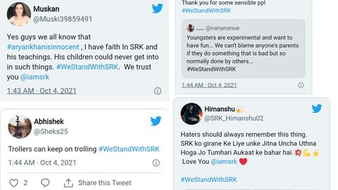 Tweets on WestandwithSRK