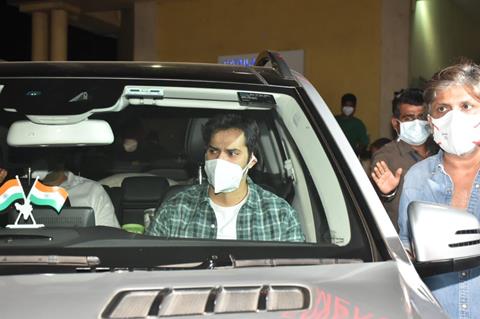 Varun Dhawan at hospital