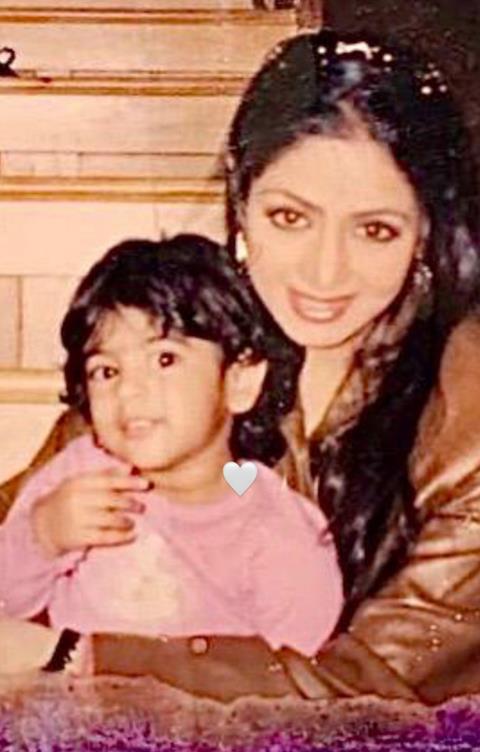 Khushi Kapoor and Sridevi