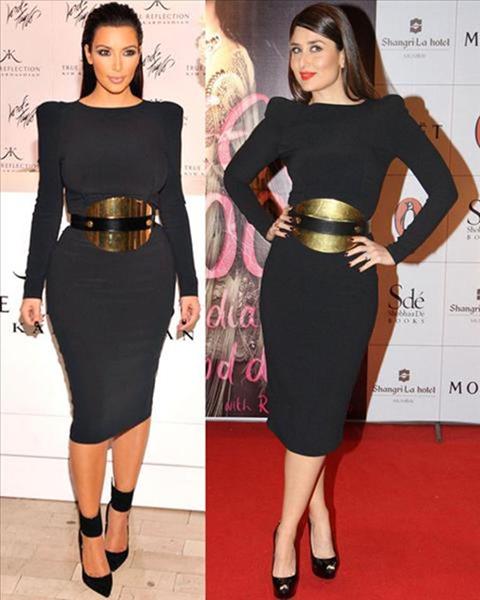 Kareena kapoor Khan and Kim Kardashian