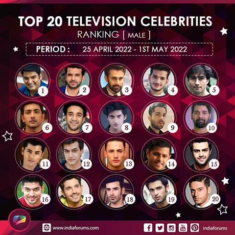 TV male top 20