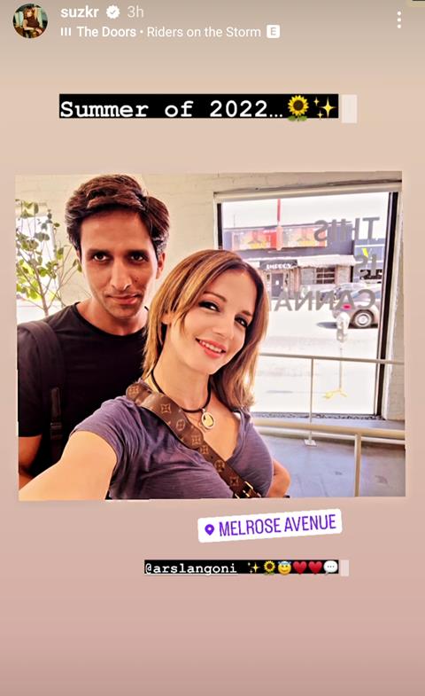 Arslan Goni and Sussane Khan