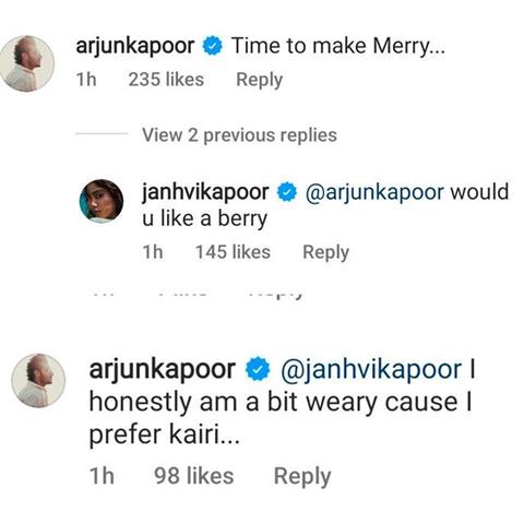 Arjun Kapoor's Comments