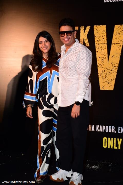 Ekta Kapoor, Bhushan Kumar snapped at the trailer launch of Ek Villain Returns