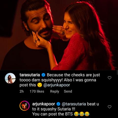 Tara Sutaria's comment