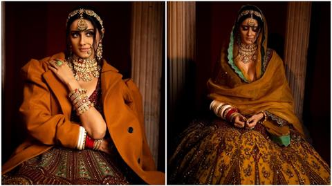 Ayesha Singh in a traditional look