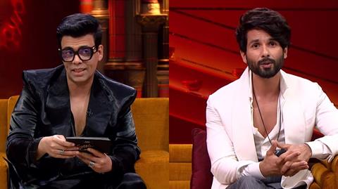 Karan Johar and Shahid Kapoor 