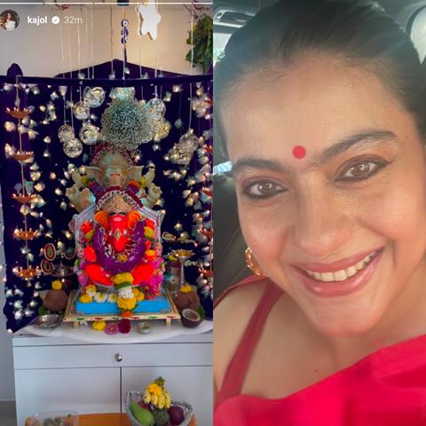 Kajol celebrates Ganesh Chaturthi 