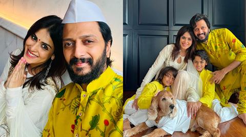 Riteish and Genelia Deshmukh wishes fans on Ganesh Chaturthi 