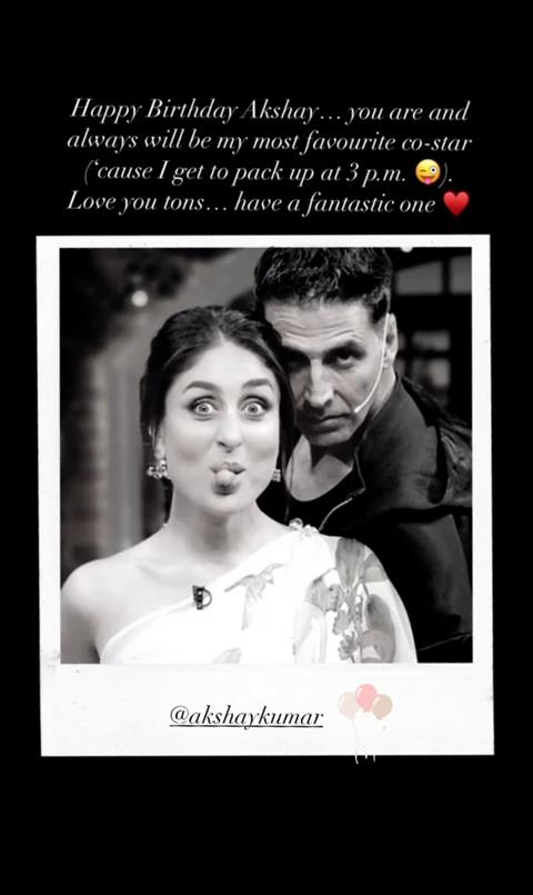 Kareena Kapoor's Instagram story