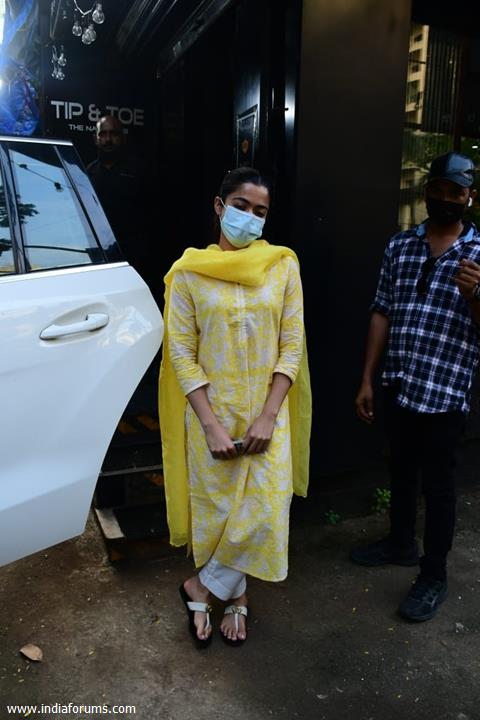 Rashmika Mandanna spotted in Juhu