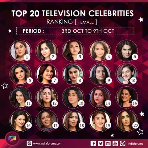 Top 20 Female Celebrities of the week