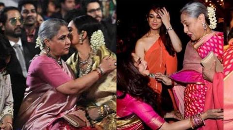 Jaya Bachchan and Rekha