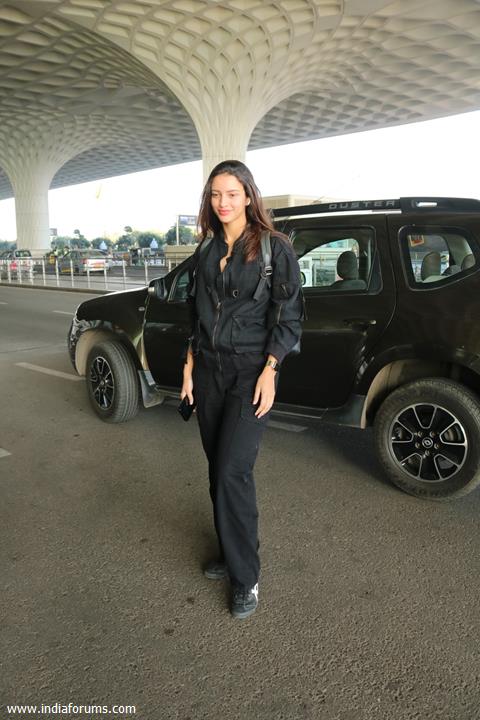Tripti Dimri spotted at the Mumbai airport