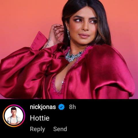 Nick Jonas and Priyanka Chopra 