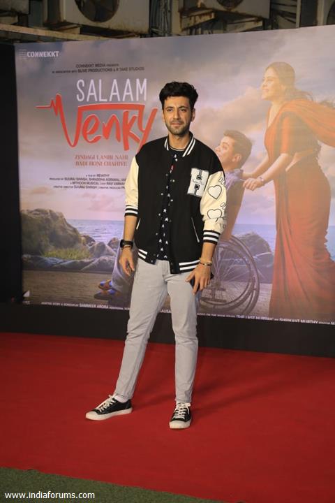 Karanvir Sharma grace the premiere of Salaam Venky